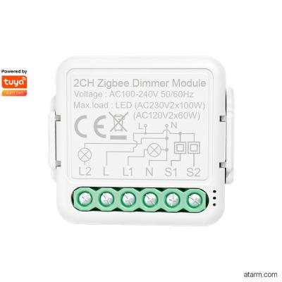 China PC - Dimmer V0 SMD-02Z Zigbee 2CH Module for sale