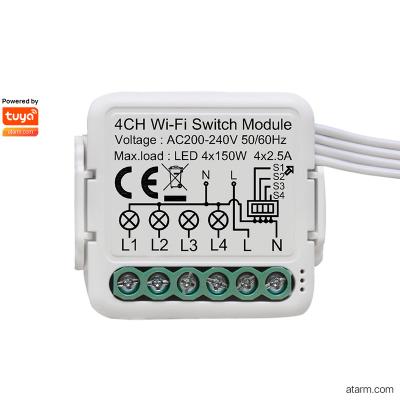 China PC - V0 SML-04WB Wi-Fi+BLE 4CH Switch Module for sale