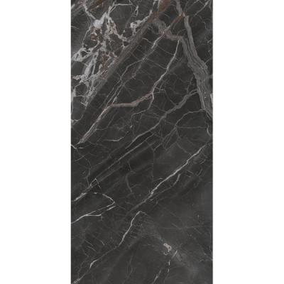 China Modern Tongli TM18E931S Foshan Ceramics 900x1800mm Glazed Black Porcelain Tiles For Flooring for sale