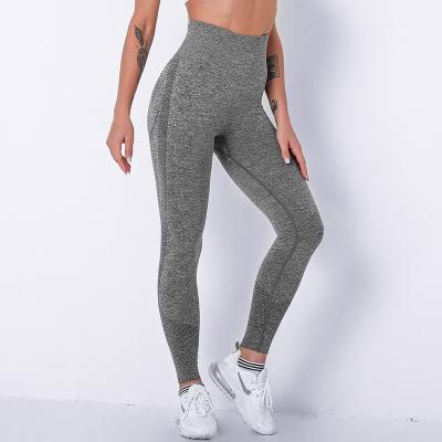 China Logo Woman High Waist Fitness Breathable Custom Gym Workout Tights butt crack! crack! seamless sports lifting leggings for women for sale