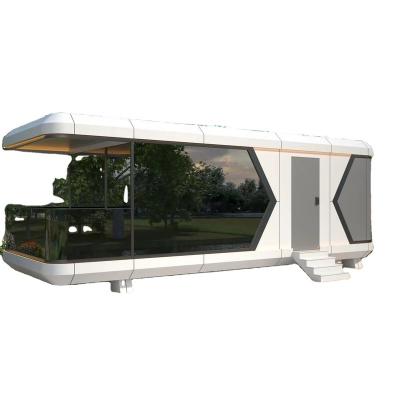 China Modern Prefab Houses Capsule Concept With Entire Set Sideboard Inside Container House for sale