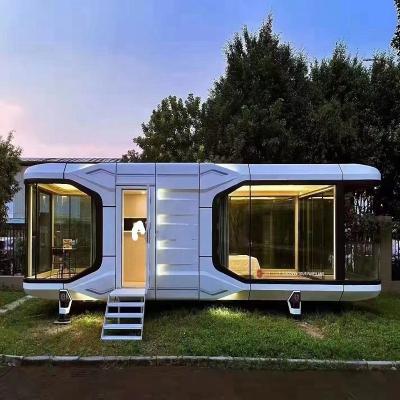 China Modern Prefab Pod Modern Mobile Outdoor Tiny House Sleeping Container Hotel Cabin Capsule House Luxury Capsule Bedroom for sale