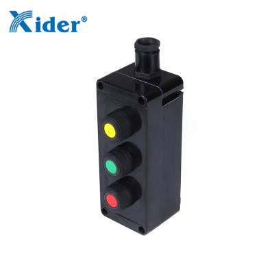 China Three Button Push Button Control Explosion Proof EX Button 3 for sale