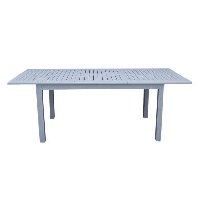 China Rectangle Modern Outdoor Dining Table Furniture Aluminum Extension Table for sale