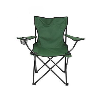 China Handcraft Simple Color Customized Relax Oxford Steel Single Arm Camping Folding Beach Chair for sale