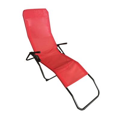 China Durable Outdoor Metal Sun Sofa Adjustable Nap Fold Lounger Chair for sale