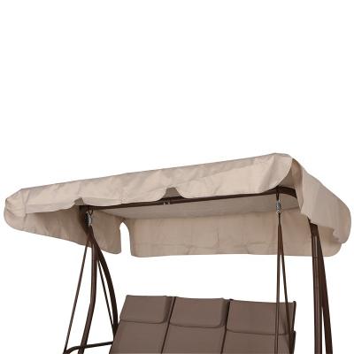 China Shade Outdoor Water Resistant Polyester PU Coating Swing Chair Canopy Replacement for sale