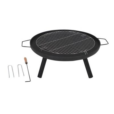 China Wholesale Adjustable Height BBQ Grills Metal Iron Backyard Outdoor Fire Pit Bowl for sale