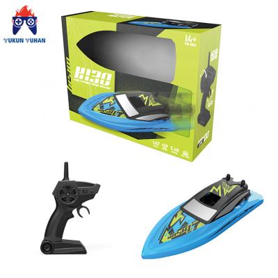 China Factory New Arrival RC Model Kids Cool Gift 2.4G Radio Control Toys RC Power Boat With Thrusters for sale