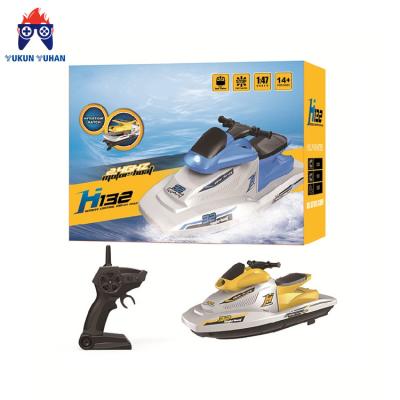 China RC Model Factory Direct Sale Special Design 2.4G RC Boat Kids Toy Remote Control Cool Motorboat for sale