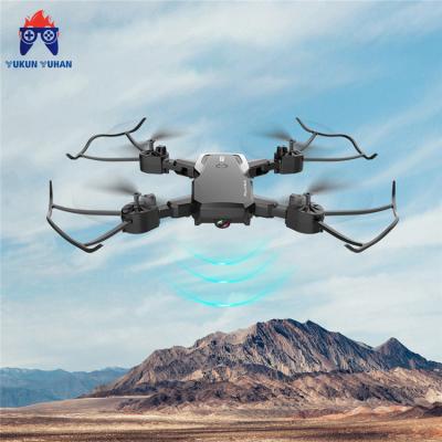 China With Camera Factory Supply 2.4G Rc Fold Quadcopter Aircraft Direct Remote Control Drone With Color LED Light for sale