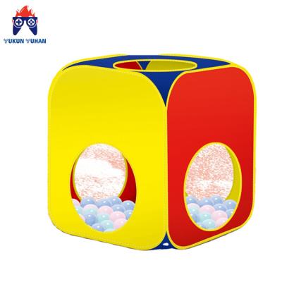 China Hot Selling Soft Foldable Detachable Portable Soft Cloth Russian Toy Factory Amazone Boys and Girls Square Children's Tent Wholesale for sale