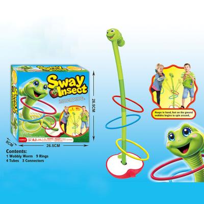 China Worm Multiplayer Children's Swing Worm Ring Electric Funny Toy Family Game Board Games Educational Toys for sale