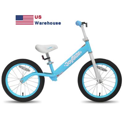 China Free Shipping 16 Inch Push Bike JOYSTAR USA High Quality Warehouse Balance Bicycle Steel Frame 14 Balance Bike With Brake for sale