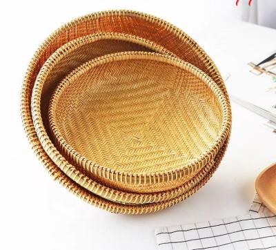 China Storage Basket Woven Storage Bohemian Eco Friendly Biodegradable Bamboo Basket for sale