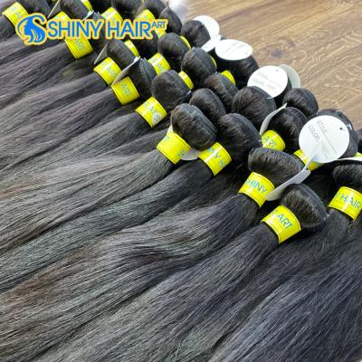 China Silky Straight Wave Cuticle Aligned Virgin Hair Vendor For Hair Extension, 40 Inch 14A Human Virgin Hair Bundle, Cheap Raw Indian Virgin Hair for sale