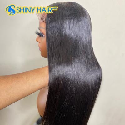 China Swiss Lace Wig Hd Silky Straight Full Wave Silky Straight Lace Wig, Single Knot Hairline Silk Low Lace Wig, Indian Vintage Remi Lace Wig for sale