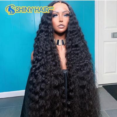 China Silky Straight Wave 13x6 High Quality Lace Front Wig, Brazilian Virgin Hair Raw Wig, 30 Inch Hd Transparent 13x4 Lace Frontal Hair Wig for sale