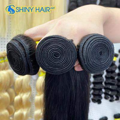 China Natural Wave Guangzhou Hair Factory 12a 40 Inch Raw Indian Hair, Raw Virgin Hair Wholesale Vendor, Natural Wavy Wave Hair for sale