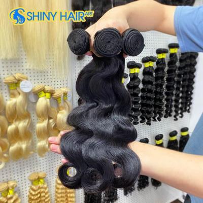 China Body Wave Guangzhou Hair Factory Peruvian Hair Bundle , Cuticle Align Raw Hair Bundle , Wavy Wave Hair for sale