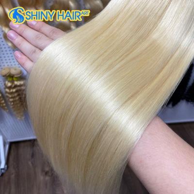 China Silky Straight 613 Virgin Straight Wave 12a 10a Bundle, Cheap Human Hair Bundles Blonde Bundle, Raw Highlight 613 Virgin Bundle for sale