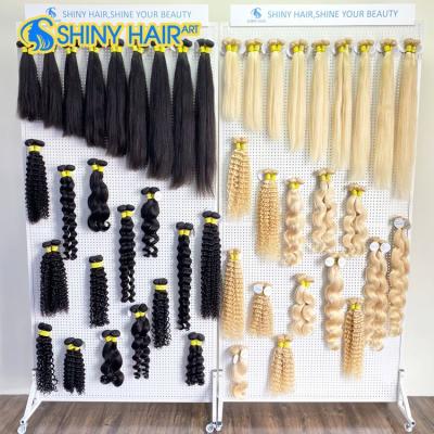 China Body Wave Factory Price 613 Raw Virgin Curly Cuticle Aligned Hair , Blonde Virgin Aligned Hair Bulk , 38 Blonde In Human Mink Hair for sale