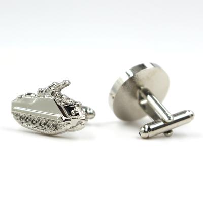 China Wholesale Custom Aircraft ALLOY Blank Stainless Steel Your Box Mens Cufflink for sale