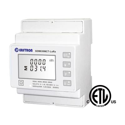 China SDM630MCT-LoRa Wireless Three Phase Lora Energy Meter AU915MHz ETL Approved for America Market SDM630MCT-LoRa for sale