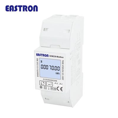 China SDM230M Single Phase Digital RS485 Modbus RTU Multifunctional Smart Electricity Meter MI SDM230Modbus MI Approved for sale