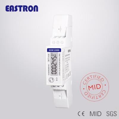 China MI Multifunctional SDM120Mbus Single Phase Din Rail M-Bus Energy Meter SDM120 Series for sale