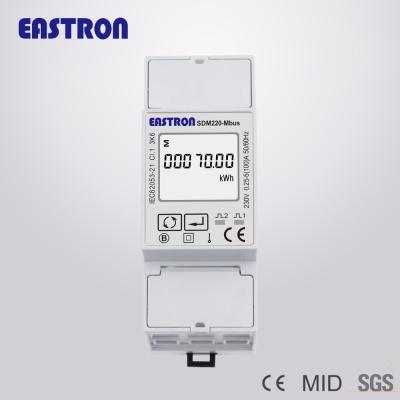 China SDM220Mbus Single Phase Energy Meter , M-bus Meter , SDM220-Mbus MI Approved for sale