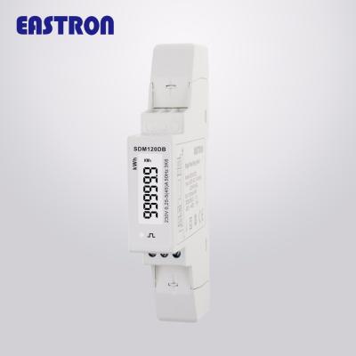 China SDM120DB LCD Single Phase Din Rail MI Approved KWH Meter SDM120DB for sale