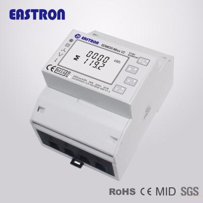 China SDM630-Mbus V2 smart three-phase din rail meter, with Mbus communication and pulse output, MI approved SDM630Mbus V2 for sale