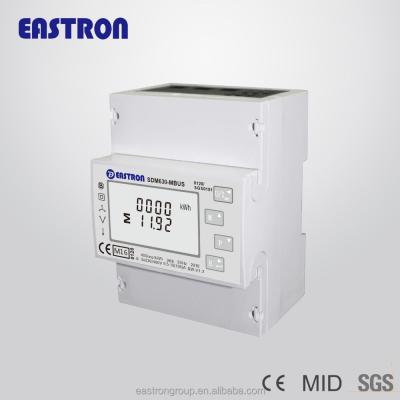 China M-bus SDM630 3 Phase Din Rail Energy Meter With Mbus Communication SDM630 M-bus for sale