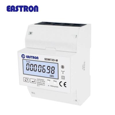 China MI Approved SDM72DM 3 Phase KWH Energy Meter With RS485 Modbus SDM72DM for sale