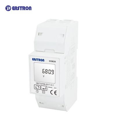 China DCM230 Multiparameter DIN Rail RS485 Modbus DC Energy Meter for sale