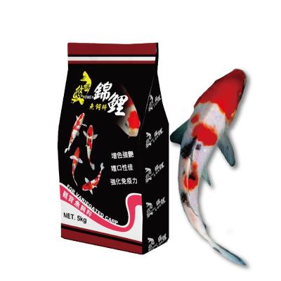 China Fish Food OEM ODM 5Kg 1Kg Koi King Growing Fish Koi Viable INTIMATE Food for sale