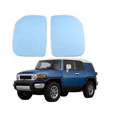 China 1 Pair Wide Angle Anti-Glare Side Mirror View Blue Glass Lens For Toyota FJ Cruiser 2009-2014 Wide-Angle View Wing Anti-Glare Car Mirrors for sale