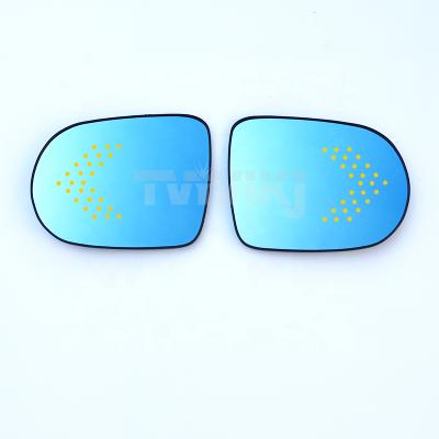 China Wide View 1 Pair Side Mirror Blue Glass Lens With Wide View LED Indicator For LEXUS RX RX350 RX450H 2009-2014 Anti-Glare for sale