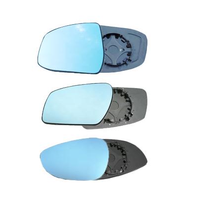 China 1 Pair Wide Angle Anti-Glare Side Mirror View Blue Glass Lens For 2006-2018 Ford Focus Fiesta Anti-Glare Wide-Angle View Car Mirror Rear View for sale