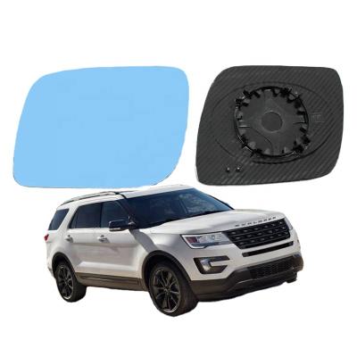 China 1 Pair Wide Angle Anti-Glare Side Mirror View Blue Glass Lens For Ford Explorer 2017-2019 Wide Angle View Door Mirror Anti-Glare Car Mirrors for sale