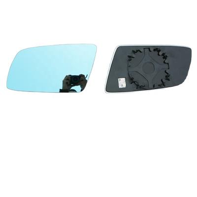 China 1 Pair Wide Angle Anti-glare Side Mirror View Blue Glass Lens For BMW 5 Series E60 E61 2003-2008 Wide Angle View Car Anti-glare Side Mirror Wing for sale