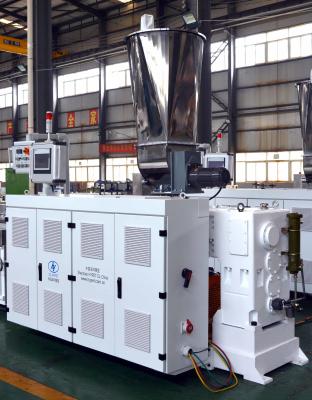 China ZS65/132 Conical Double Screw Extruder Machine for WPC Outdoor Profile Production Line for sale