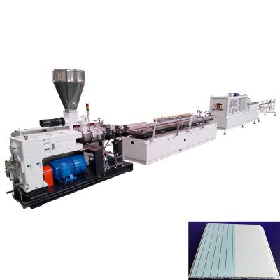 China 600 mm Máquina integrada de painéis de tecto de PVC WPC Produtor de painéis de tecto de parede Extrudor ZS65/132 à venda