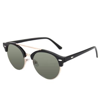 China New promotional hot sale vintage polarized sunglasses women male brand your own for sale