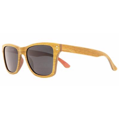 China 2021 custom logo promotion for gift bamboo wood sunglasses polarized Super low price wood sun glasses bamboo Eyeglasses for sale