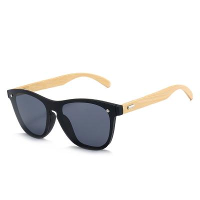 China OEM New Style Hand made Customized Wooden Sunglasses PC Frame fashionable Bamboo Sun glasses Te koop