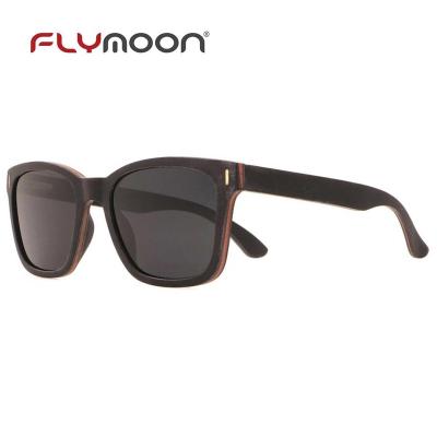 China 2019 Custom Logo Customized Wooden Sunglasses China Glasses Engraved Men HD Polarized Wholesale Bamboo Wooden Sunglasses Te koop