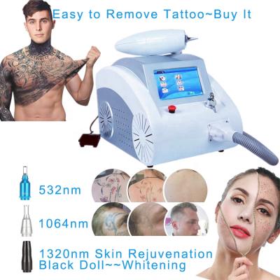 China Portable Professional Q-switched Professional Q-switched Laser Blackhead Dye Removal Price Touch Screen NG Yag Tattoo Removal Cleaning Machine for sale