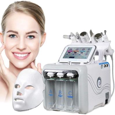 China Exfoliators 7 in 1 Hydra Facial Water Remover Aqua Peel Hydrogen Oxygen Facial Machine for Clean Pore Blackhead Salone Spa Use for sale